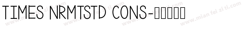 times nrmtstd cons字体转换
